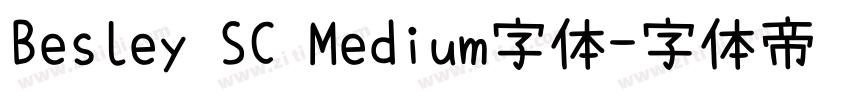 Besley SC Medium字体字体转换